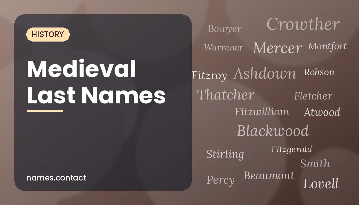 Medieval Last Names