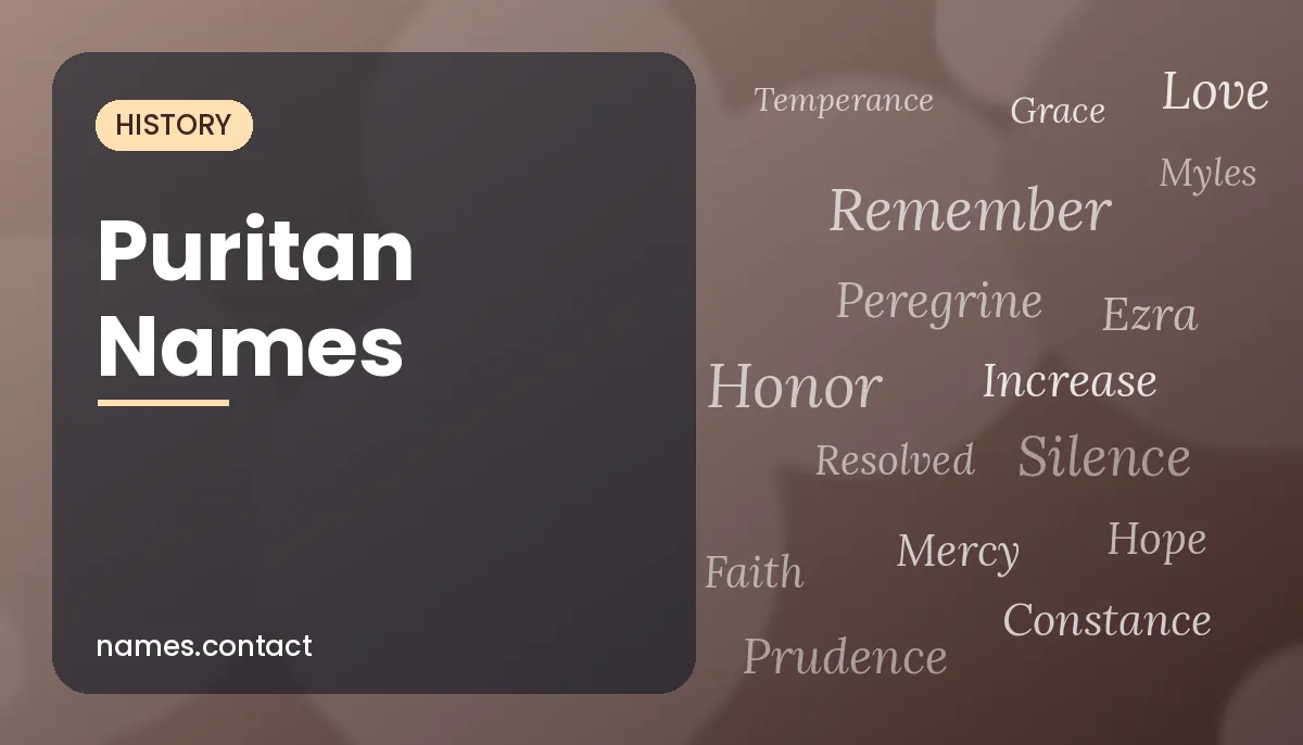 Puritan Names