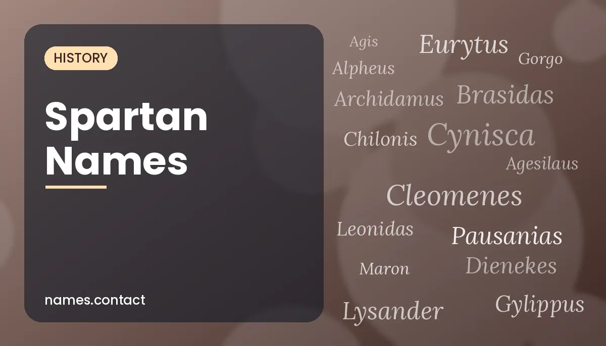Spartan Names