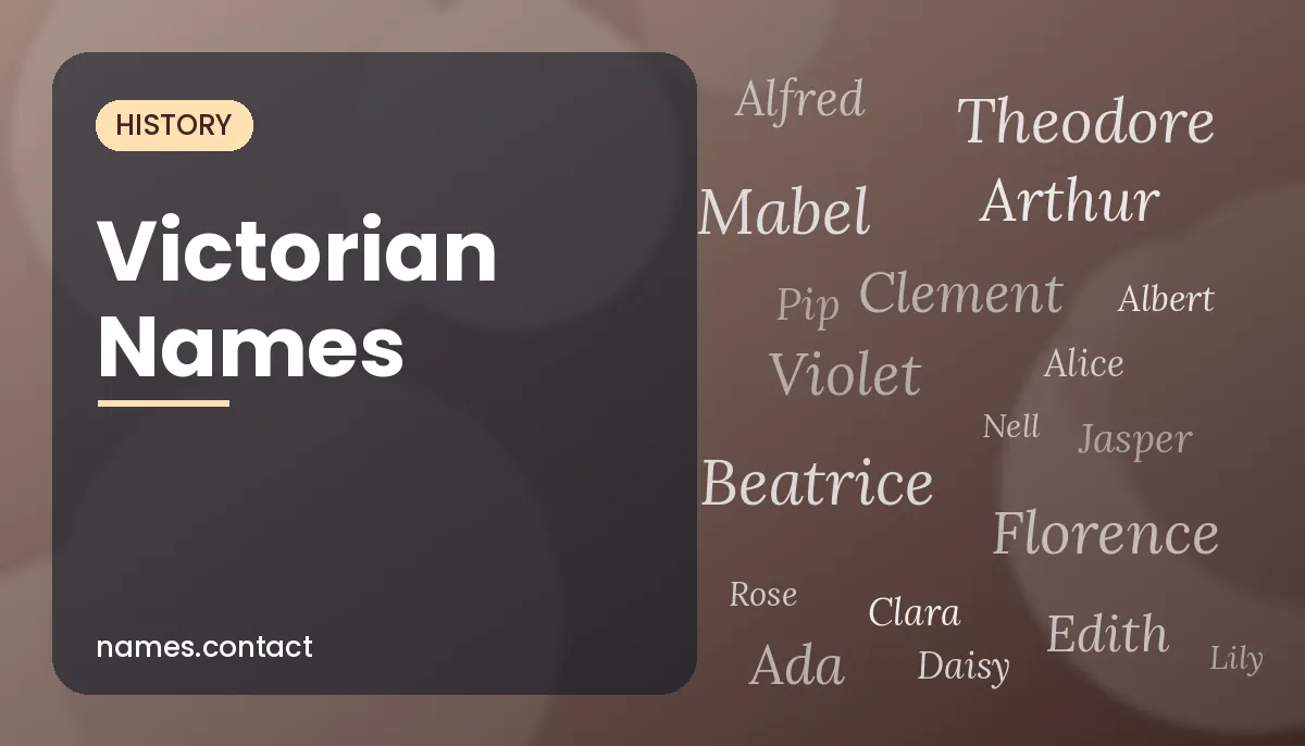 Victorian Names