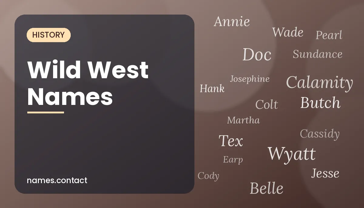 Wild West Names
