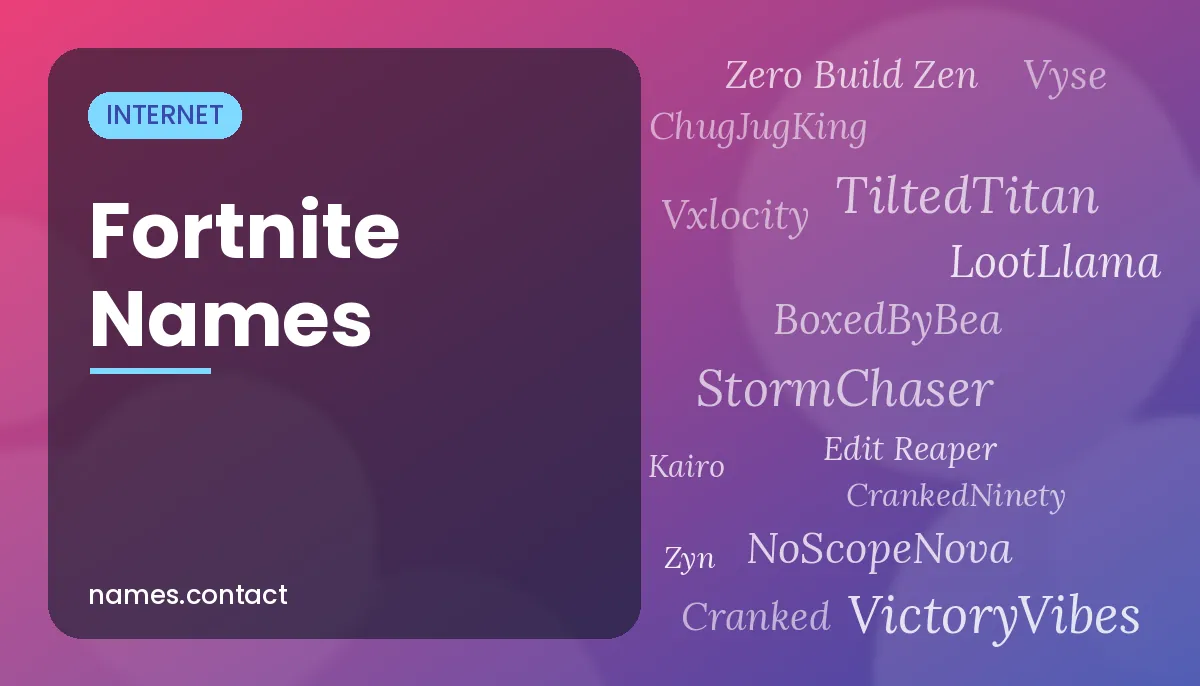 Fortnite Names