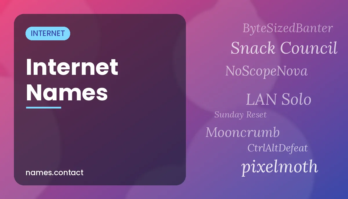 Internet Names