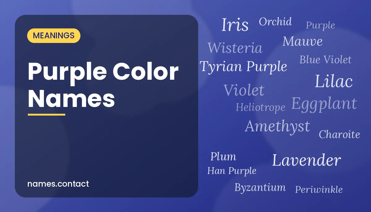 Purple Color Names