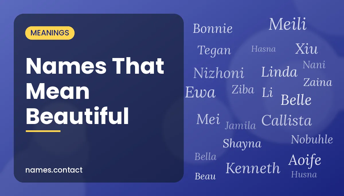 Names That Mean Beautiful