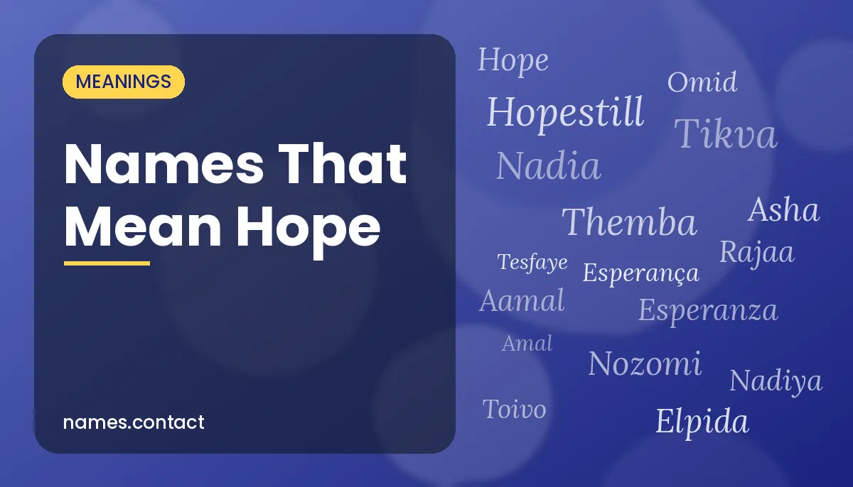 Names That Mean Hope