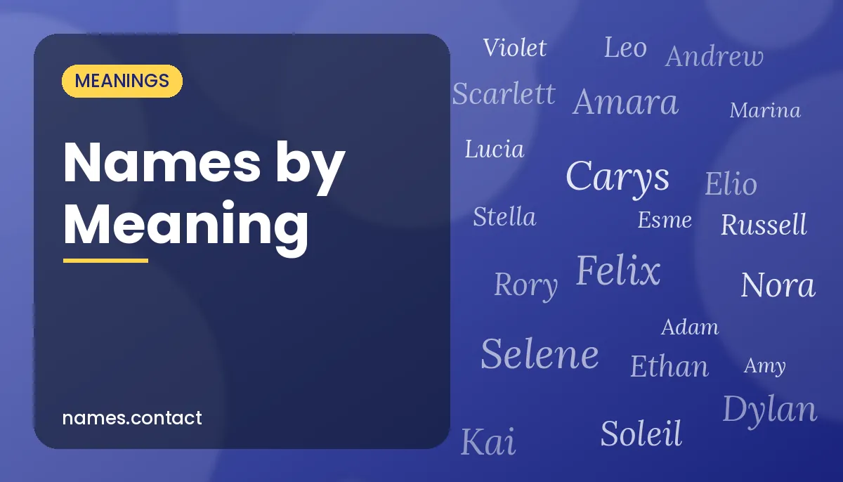 Names by Meaning