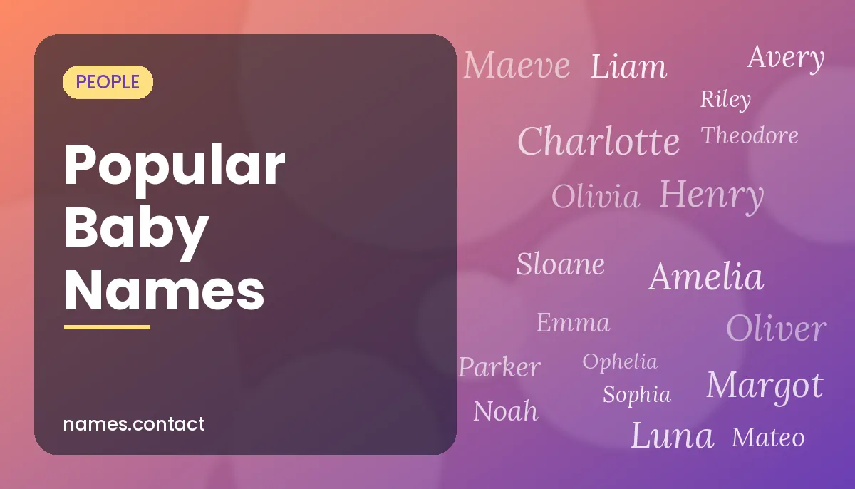 Popular Baby Names