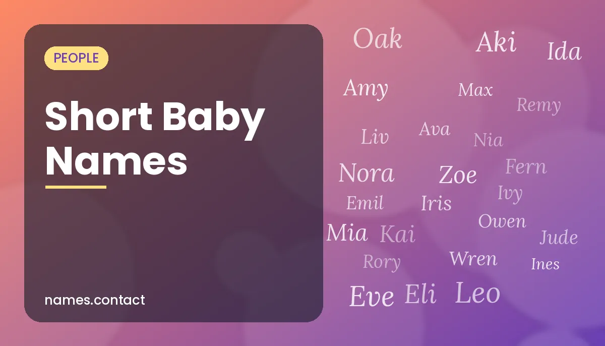 Short Baby Names