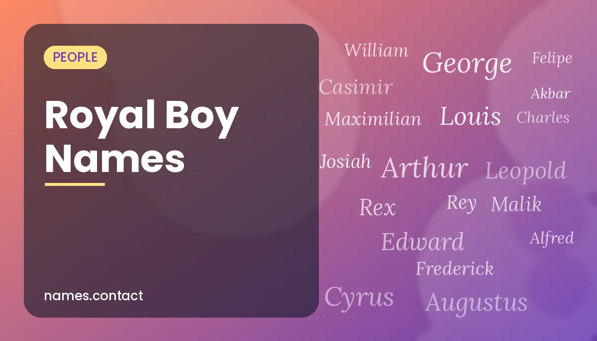 Royal Boy Names