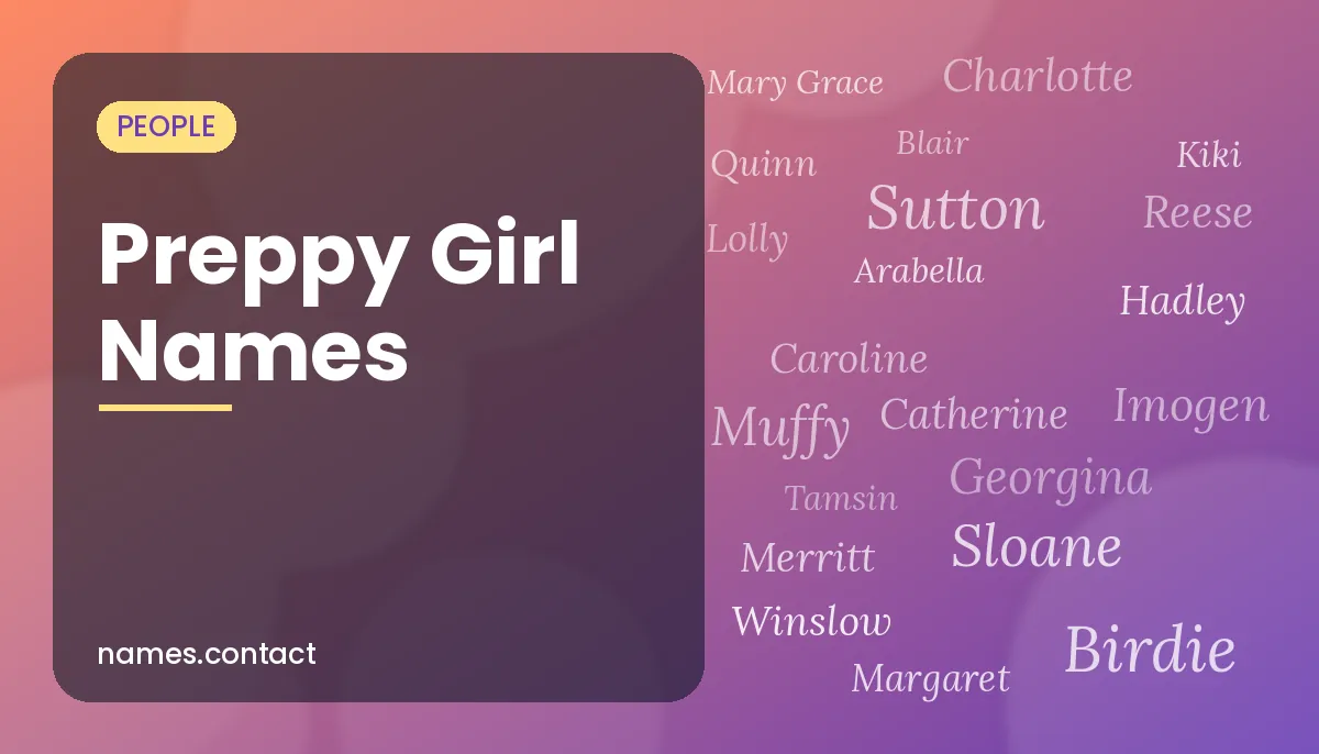 Preppy Girl Names