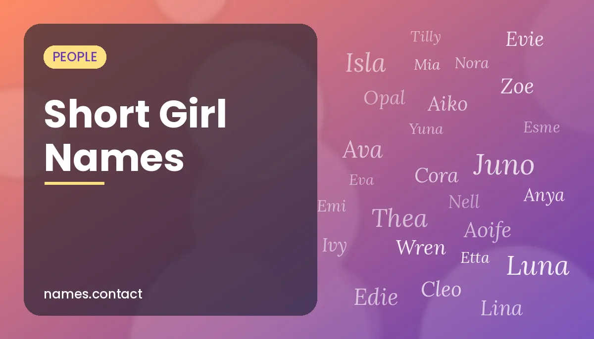 Short Girl Names