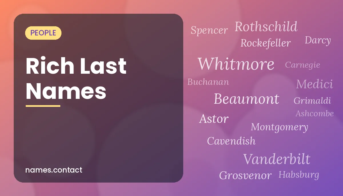 Rich Last Names