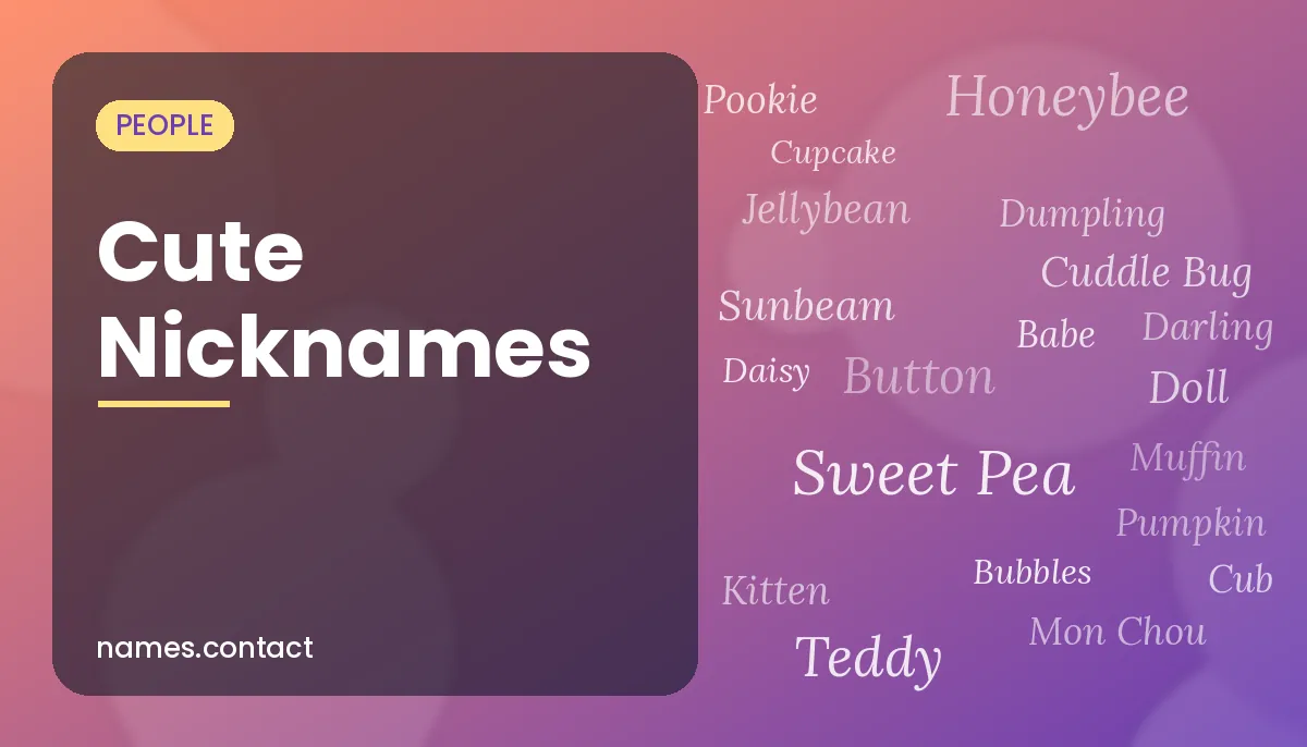 Cute Nicknames