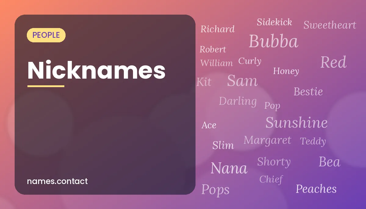 Nicknames