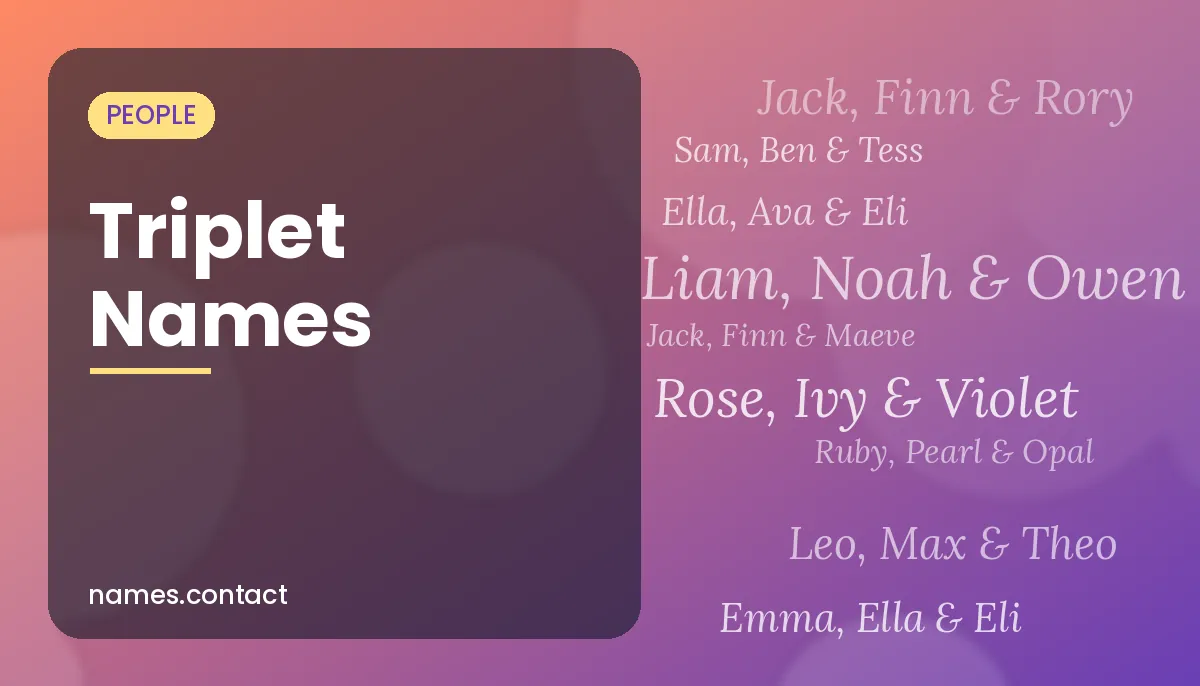 Triplet Names