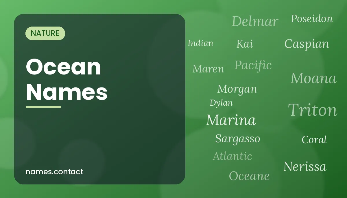 Ocean Names