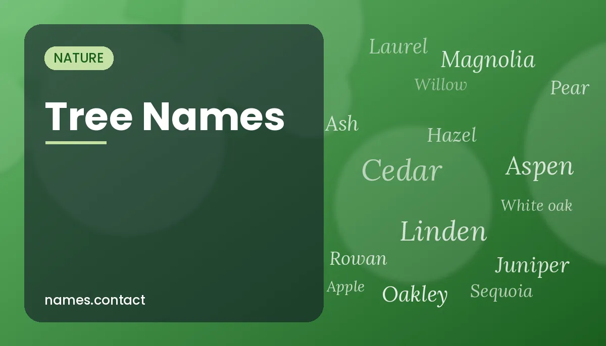 Tree Names