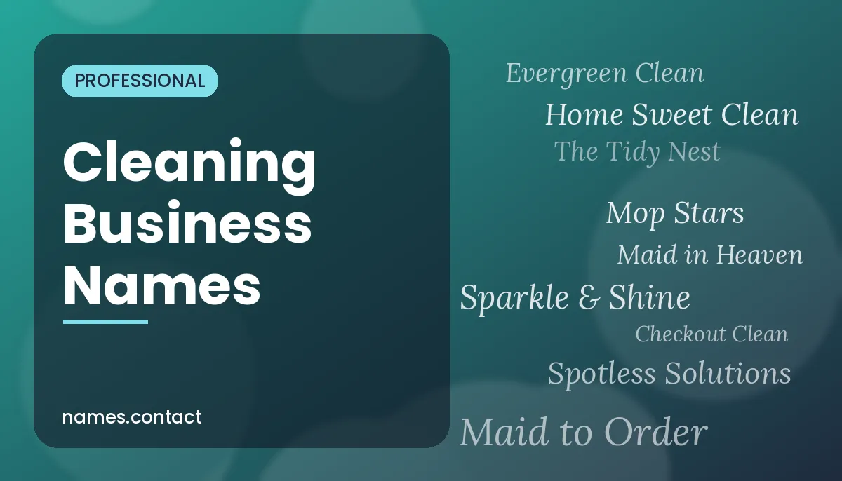 Cleaning Business Names