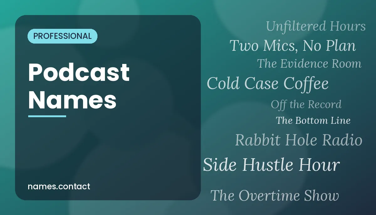 Podcast Names