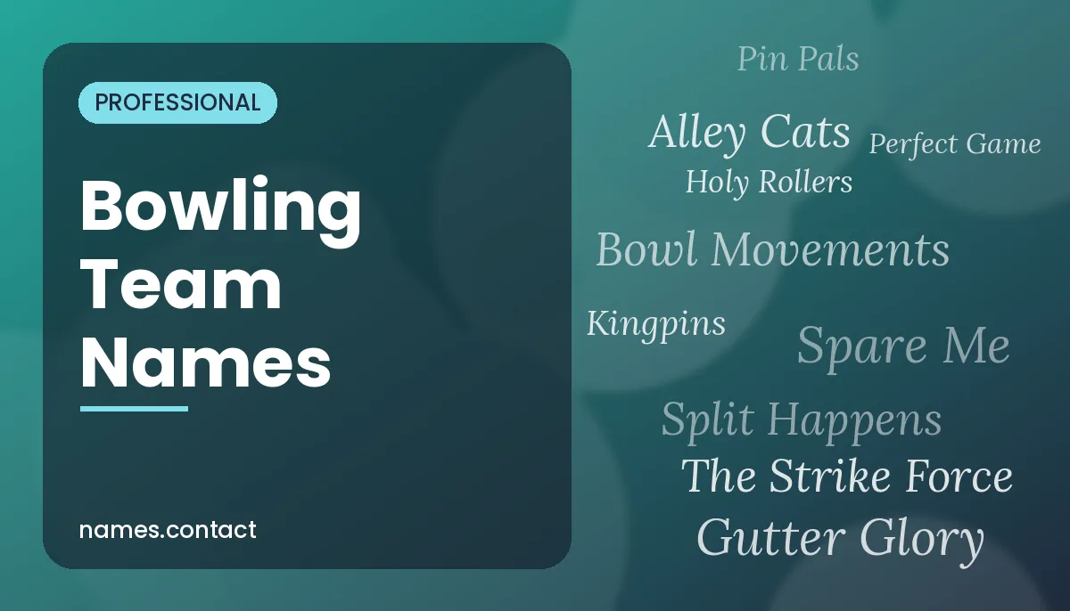 Bowling Team Names