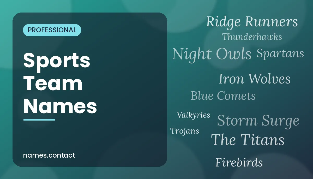 Sports Team Names