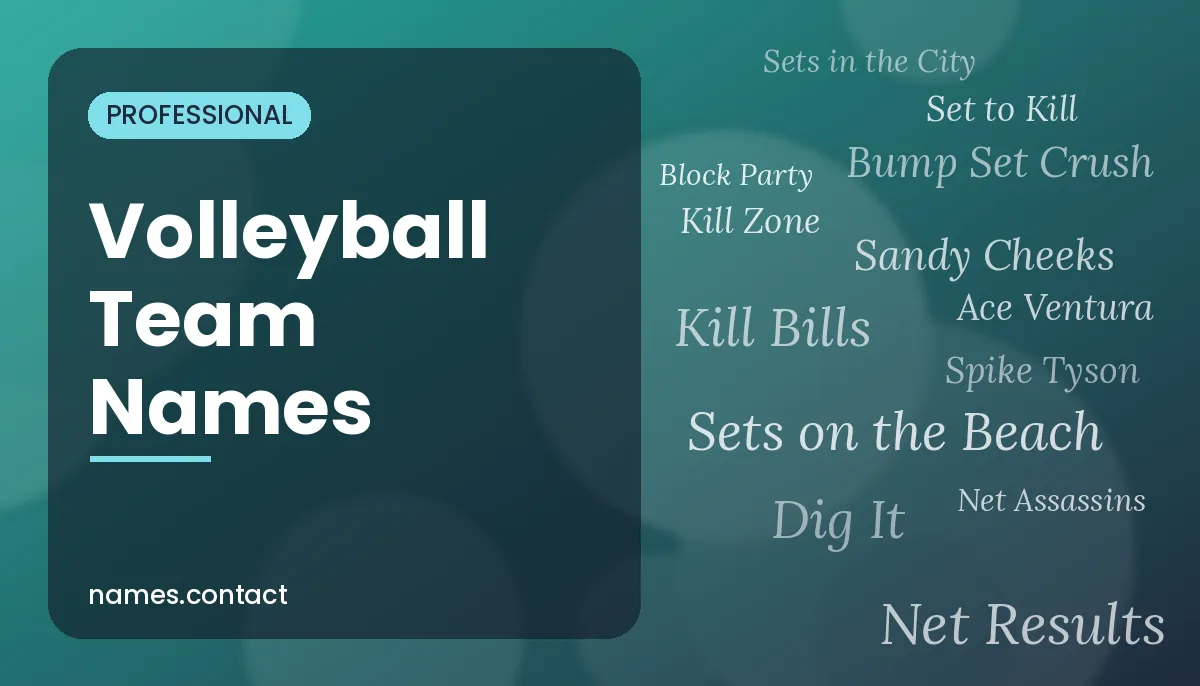 Volleyball Team Names