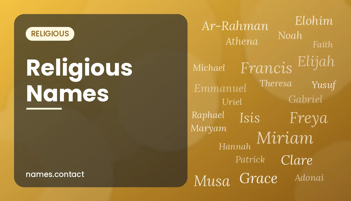 Religious Names